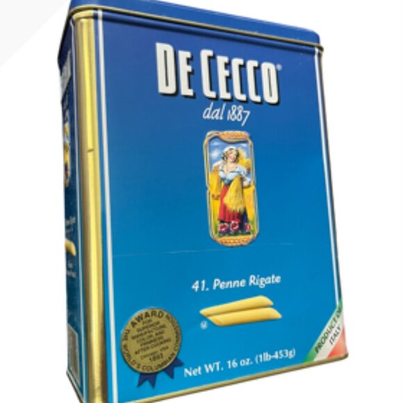 Vintage DE CECCO Pasta Tins - Picture 7 of 8